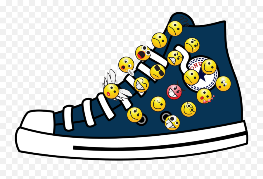 High Top Converse Chuck Taylor All - High Top Converse Cartoon Png,Converse Png