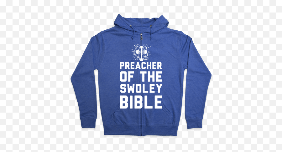 Download Hd Preacher Of The Swoley Bible Zip Hoodie - Hoodie Hoodie Png,Preacher Png