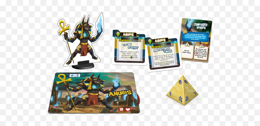 King Of Tokyo Anubis Character Monster Pack Review - There King Of Tokyo Expansions Png,Anubis Png