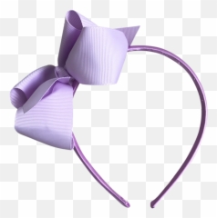 Lilac Bow Headband - Headband Bows Png,Headband Png