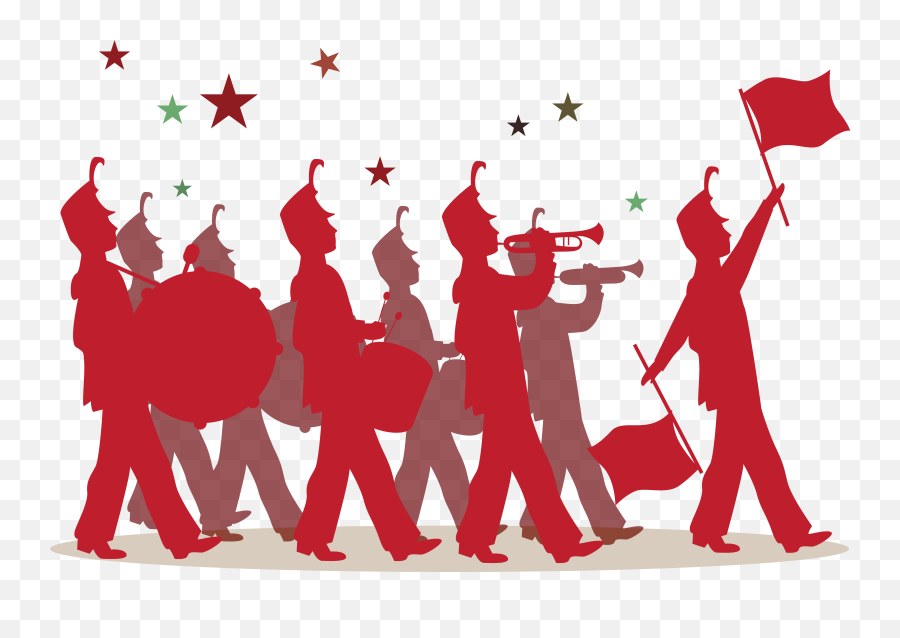 Marching Band Transparent Background - Marching Band Silhouette Png,Marching Band Png