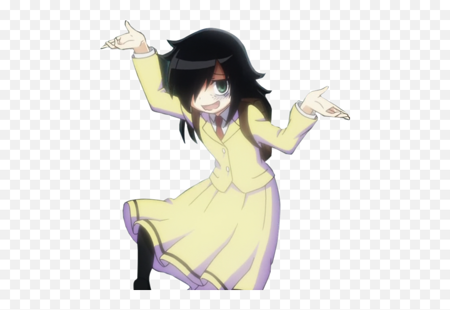 1377152715328 - Transparent Gif Tomoko Anime Full Size Watamote Consider The Following Png,Anime Png Gif