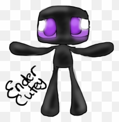 Minecraft Clipart Enderman - Cute Drawings png