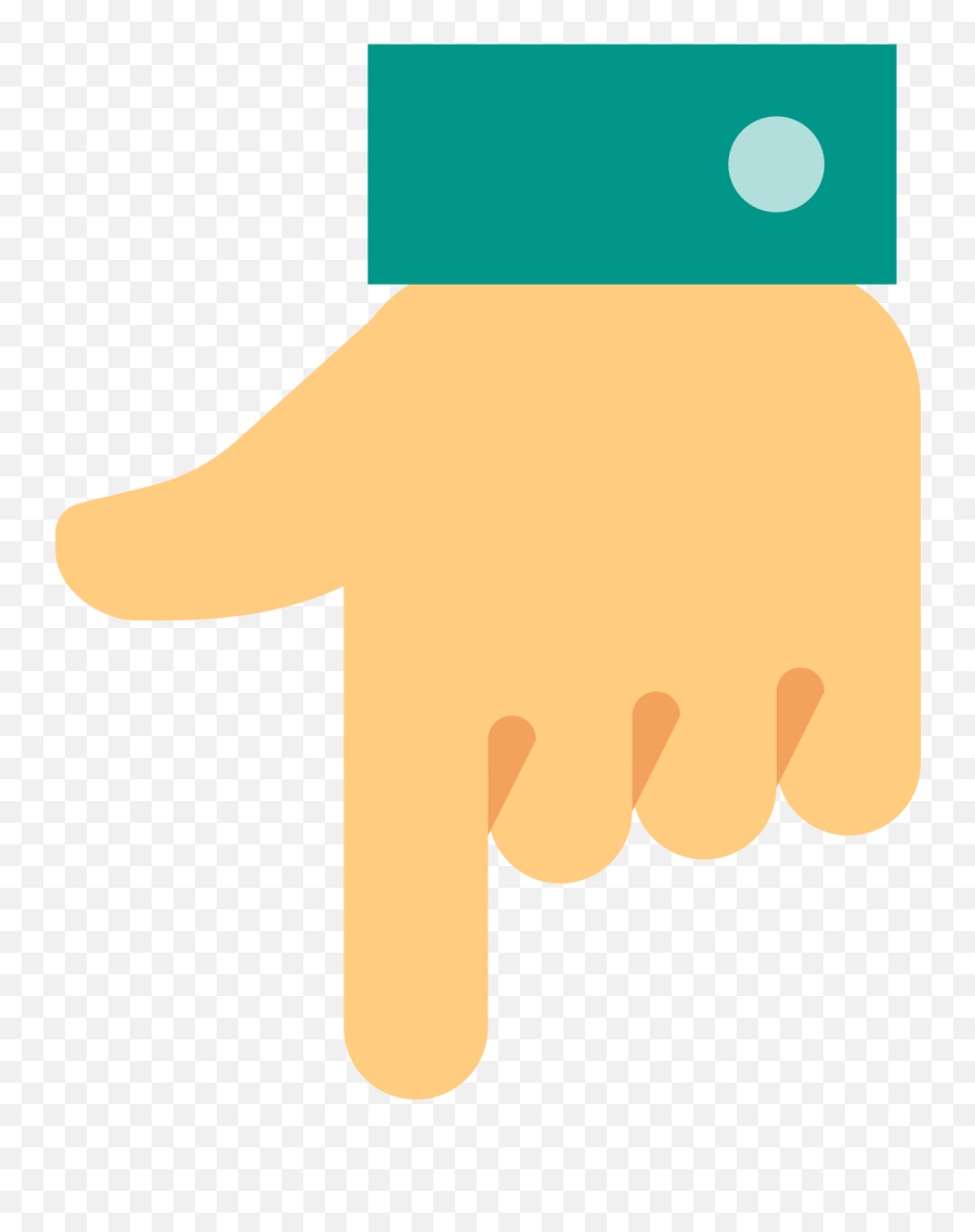 Flat Hand Png 2 Image - Hand Point Down Png,Flat Hand Png