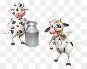 Cartoon Cow Png - Milk Cow Cartoon Png,Cartoons Png
