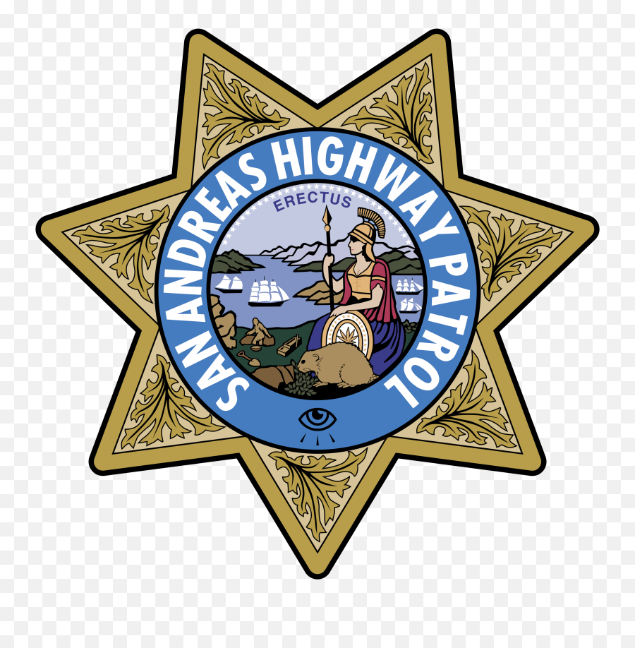San Andreas Highway Patrol - California Highway Patrol Logo Vector Png,San Andreas Highway Patrol Logo