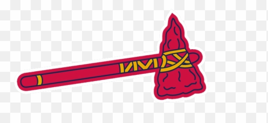 Braves Tomahawk Logo Png Image With - Transparent Braves Tomahawk Png,Braves Logo Png