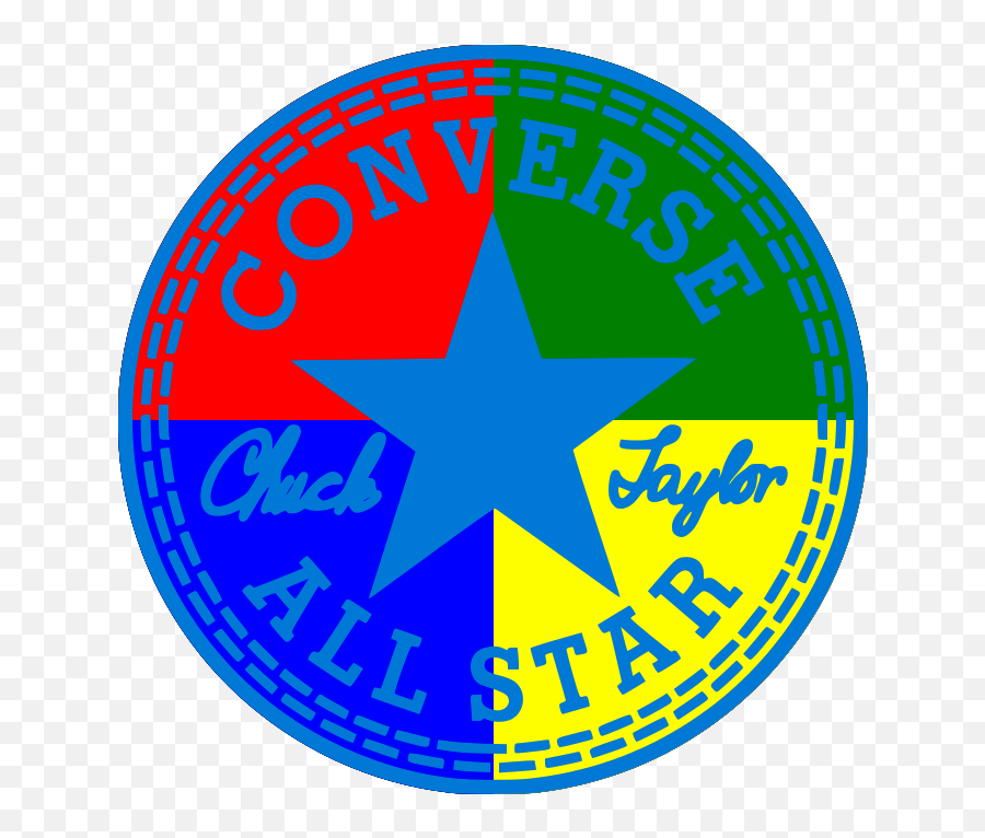 184 Star Logo Converse Chuck Taylor - Converse All Star Png,Converse All Star Logos
