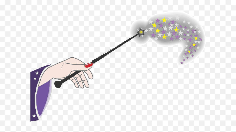 Wizard Wand - Illustration Hd Png Download Original Size Party Supply,Wizard Wand Png