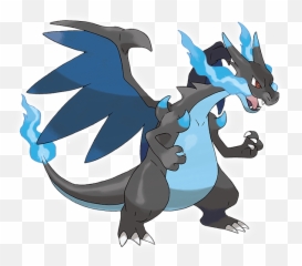Mega Charizard X - Mega Charizard X Shiny Pokémon Go Png,Charizard Transparent