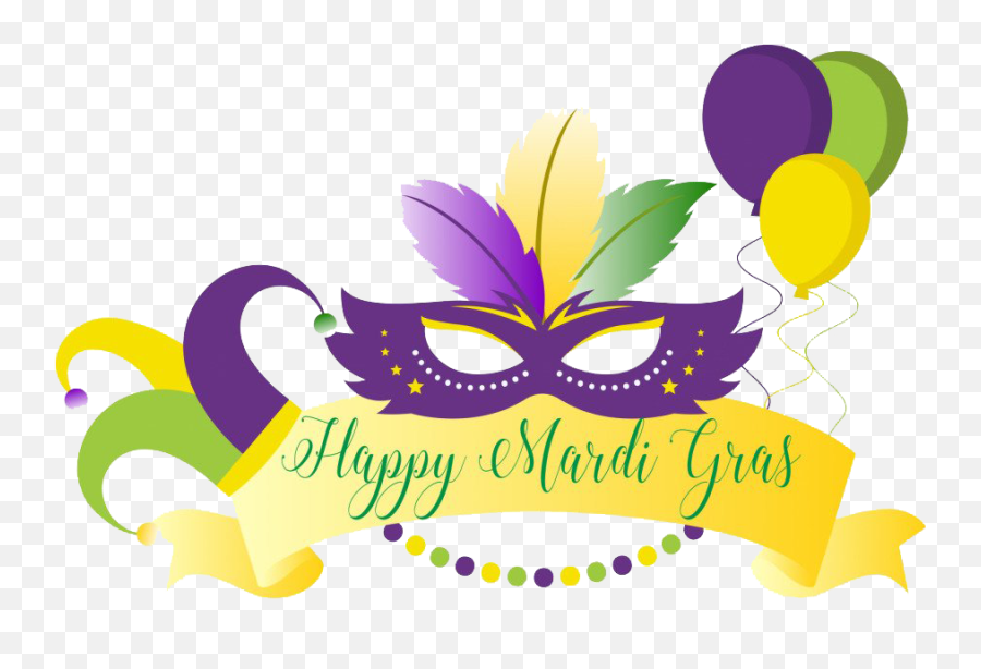 Mardi Gras Download Transparent Png - Happy Mardi Gras Clip Art Free,Mardi Gras Transparent Background