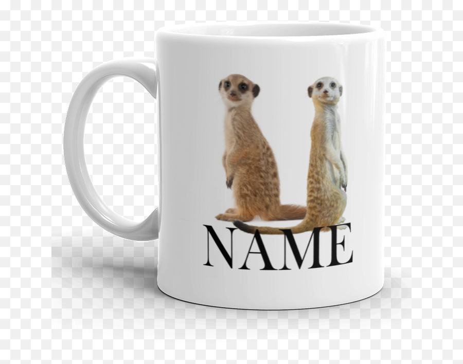 Meerkat Mug Personalised With Name Cute - Pickle Rick Mug Png,Meerkat Png