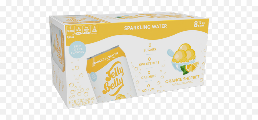 Jelly Belly Orange Sherbet Sparkling - Cardboard Packaging Png,Jelly Belly Logo