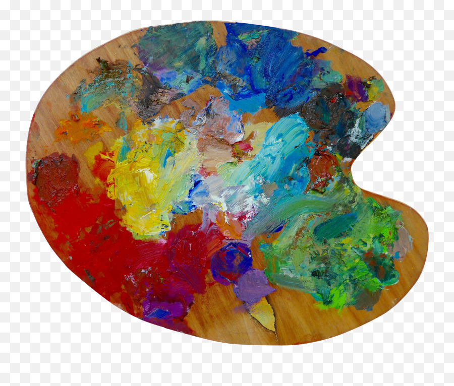 Oil Paint Artist Palette - Visual Arts Png,Artist Palette Png