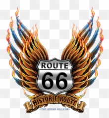 Route 66 Wings Png Logo