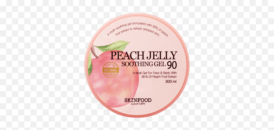 Peach Jelly Soothing Gel 90 - Skinfood Peach Jelly Png,Peach Transparent