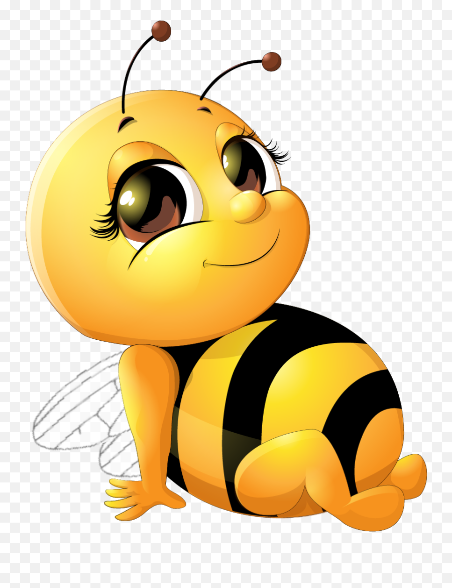 Pin - Cartoon Honey Bee Png,Bee Emoji Png