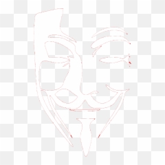 Png Images With Transparent Backgrounds - Black And White Hd Anonymous Mask