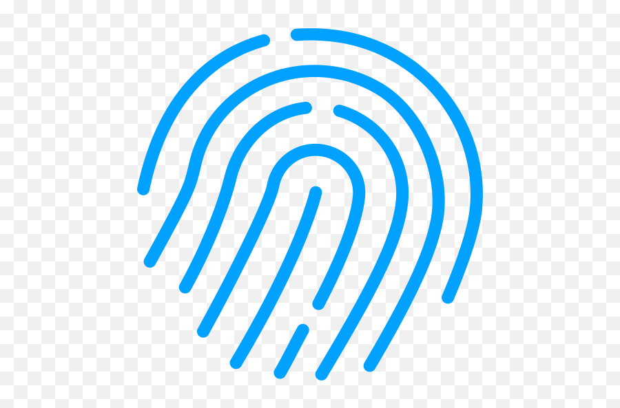 Fingerprint Log Out Logout Icon - Clipart Fingerprint Blue Fingerprint Blue Png,Logout Icon Transparent