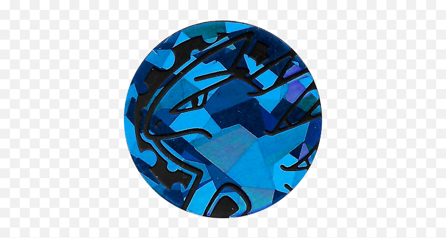 Download Hd Hs2 Blue Tyranitar Coin Card Scan Transparent - Circle Png,Tyranitar Png
