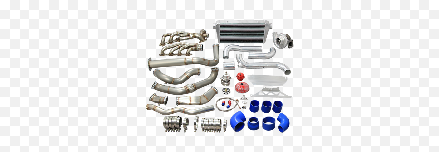 Cxracing Turbo Intercooler Kit For 07 - 14 Cadillac Escalade Gmt900 Suburban 62l Ebay Exhaust System Png,Icon Turbo Kit