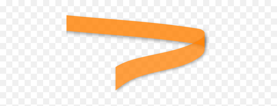 Orange Ribbon Transparent Background - Orange Ribbon Png,Orange Ribbon Png