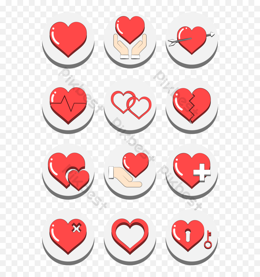 Vector Love Icon Ai Free Download - Pikbest Girly Png,Heart Arrow Icon