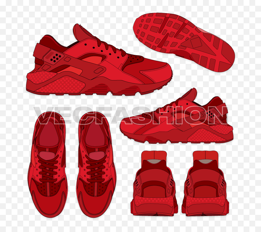 Menu0027s Sport Sneakers - Vecfashion Templates Round Toe Png,Iphone Wallpaper Icon Template