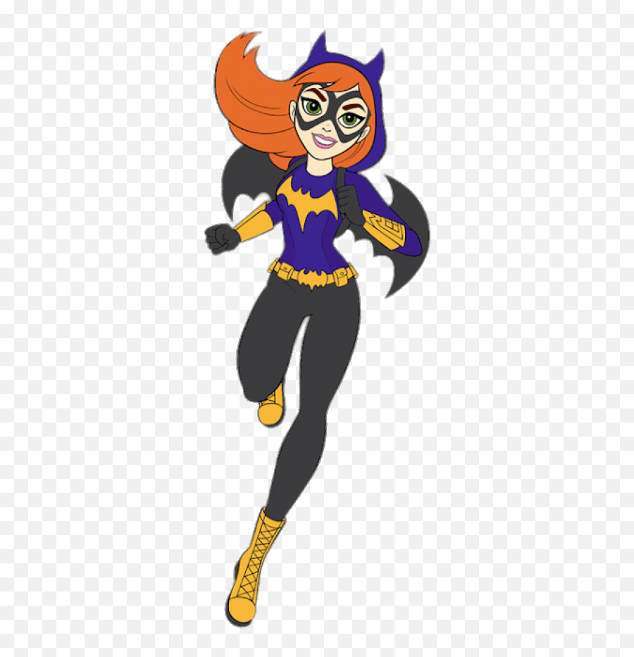 Check Out This Transparent Batgirl Running Png Image - Super Heroes Girl Bat Girl,Batgirl Icon