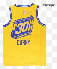 Curry 30 Golden State Warriors Swingman Yellow Nba Jersey - San Francisco png