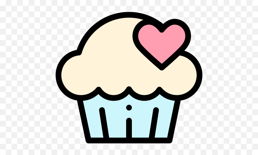 Cupcake - Free Food Icons Png,Cupcake Icon