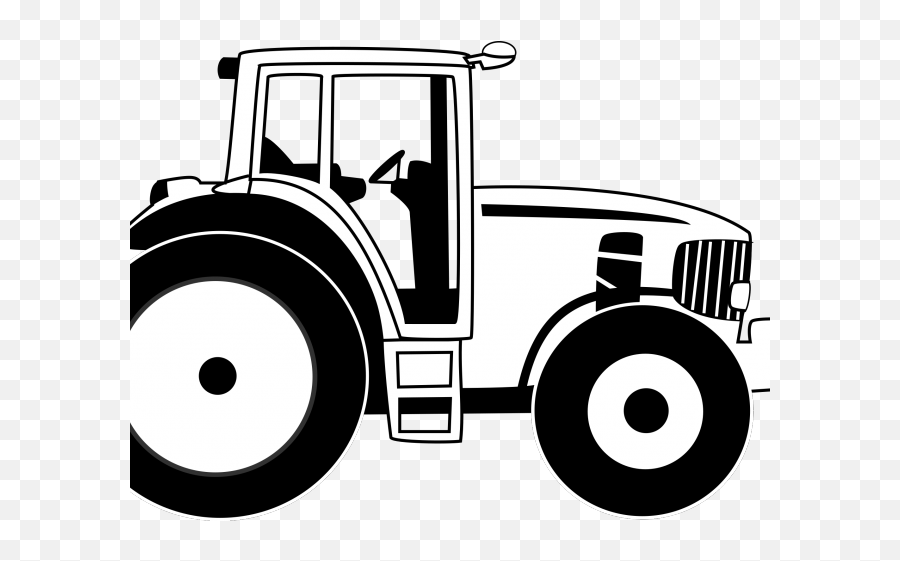 Farmer Clipart Tractor - John Deere Tractor Silhouette Png,John Deere Tractor Png
