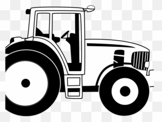 Farmer Clipart Tractor - John Deere Tractor Silhouette Png,John Deere Tractor Png