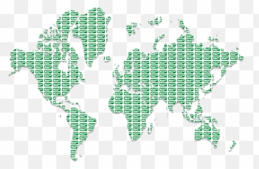 Download Kaartje Gp - World Map 12 Colorful Red By Sharon Cummings png
