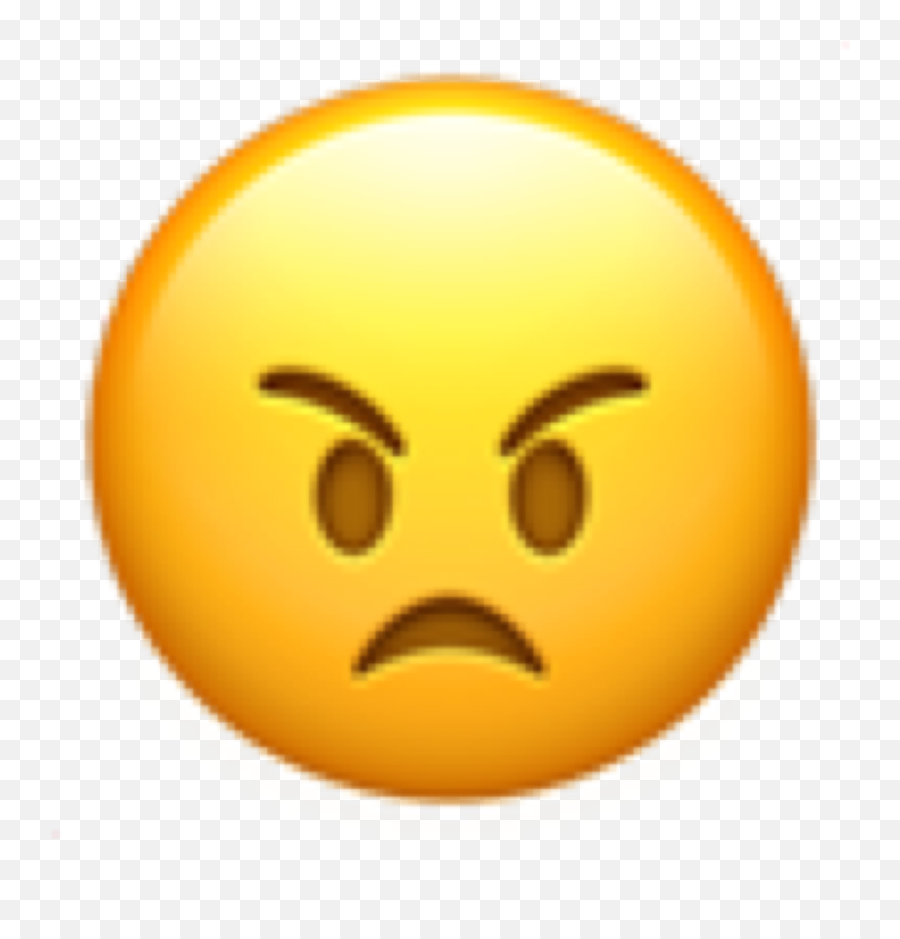 Iphoneemoji Emoji Iphone Mad Freetoedit - Emoji Kiss But Angry Png,Mad Emoji Transparent