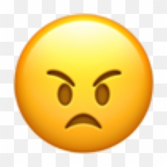 Iphoneemoji Mad Freetoedit - Emoji Kiss But Angry png