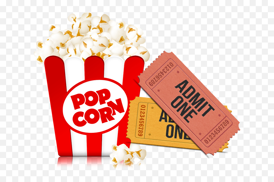 Movie Tickets And Popcorn Clipart Png - Movie Tickets Png,Movie Ticket Png