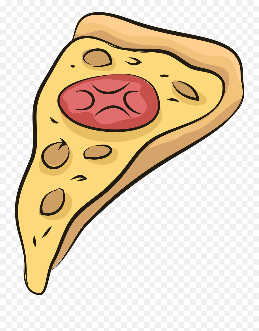 Pizza Slice Clipart Free Download Creazilla - Porcion De Pizza Dibujo Png,Pizza Slice Png