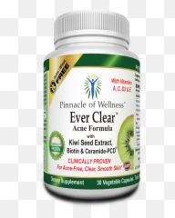 Ever Clear Acne Formula With Kiwi Seed Extract U0026 Ceramide - Kiwi Seed Extract Tablets Png,Kiwi Transparent