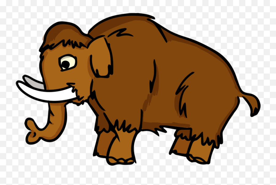 Clipart Mammoth Png Image With - Woolly Mammoth Draw Kids,Menacing Transparent