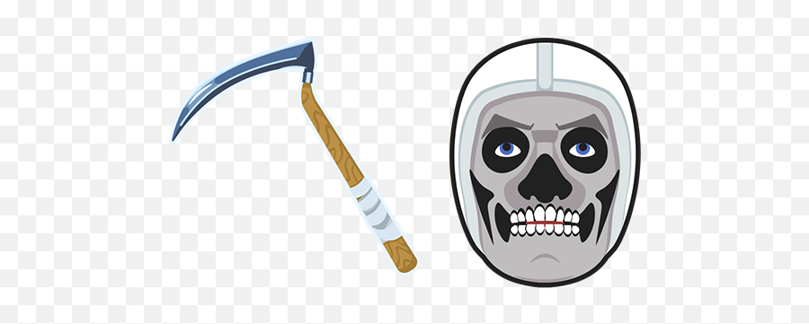 Fortnite Skull Trooper Reaper Pickaxe - Skull Png,Fortnite Skull Trooper Png