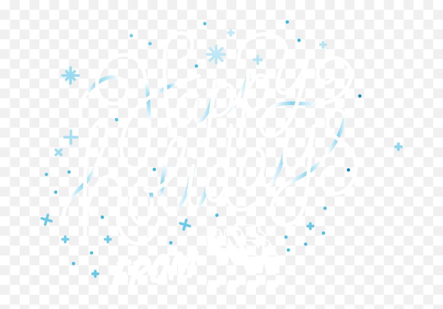 Download Hd Happy Holidays - Lettering Transparent Png Image Calligraphy,Happy Holidays Png