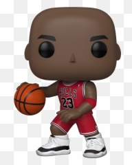 Pop Basketball Bulls - 10 Inch Michael Jordan png