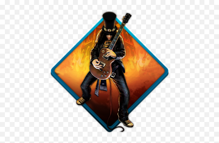 Slash Guitar Icon Png Clipart Image Iconbugcom - Guitar Hero 3,Guitar Icon Png