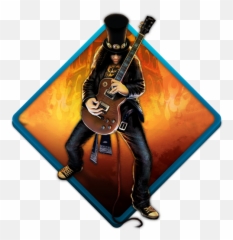 Slash Guitar Icon Png Clipart Image Iconbugcom - Hero 3