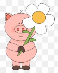 Cute Pig Clipart - Clipartingcom Possessive Nouns Poster First Grade Png,Pig Clipart Png
