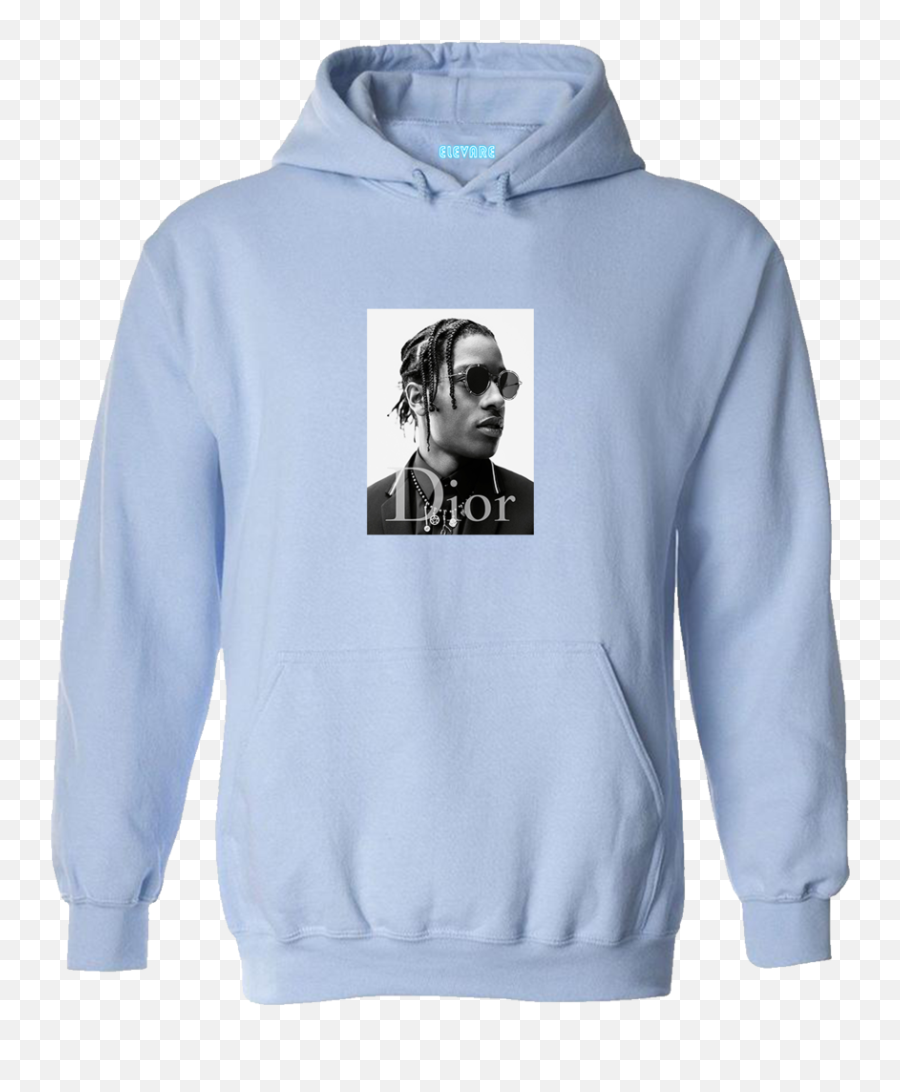 Asap Rocky Greyscale Hoodie - Goku Hoodie Png,Asap Rocky Png