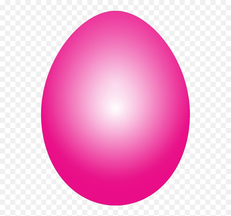Plain Pink Easter Egg Png Transparent - Pink Easter Egg Clipart,Plain Png