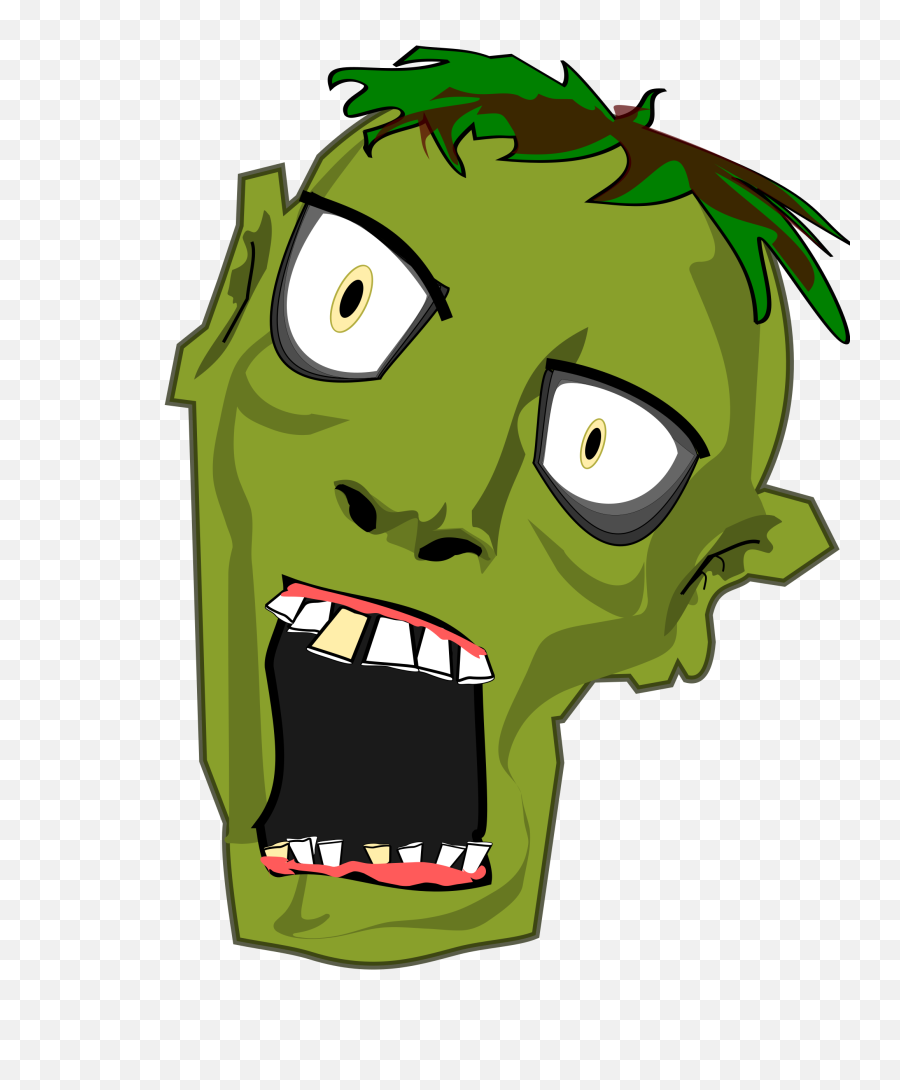 Download Zombie Head Clip Art Png Image - Zombie Clipart Free,Zombie Transparent Background