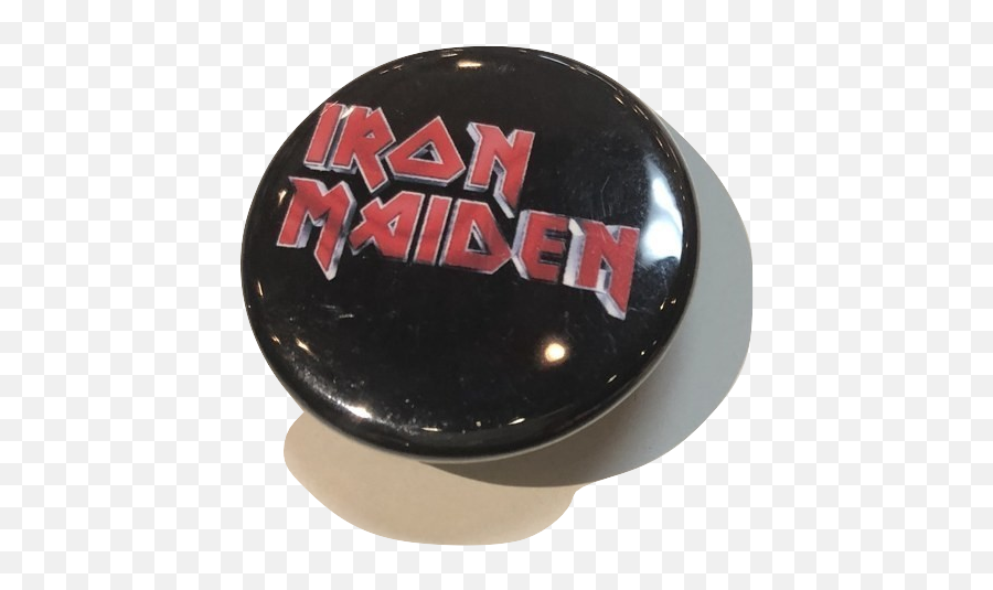 Iron Maiden Logo Button - Circle Png,Iron Maiden Logo Png